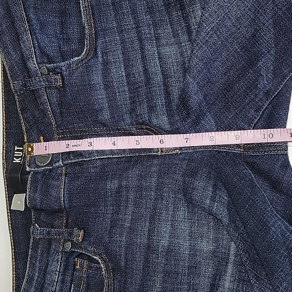 KUT from the Kloth  Lauren Mid Rise Crop Slim Jeans/ Size 6 - Picture 7 of 12